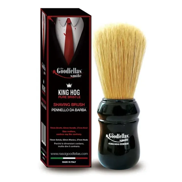 The Goodfellas' Smile King Hog Rasierpinsel reine Borste 27 mm