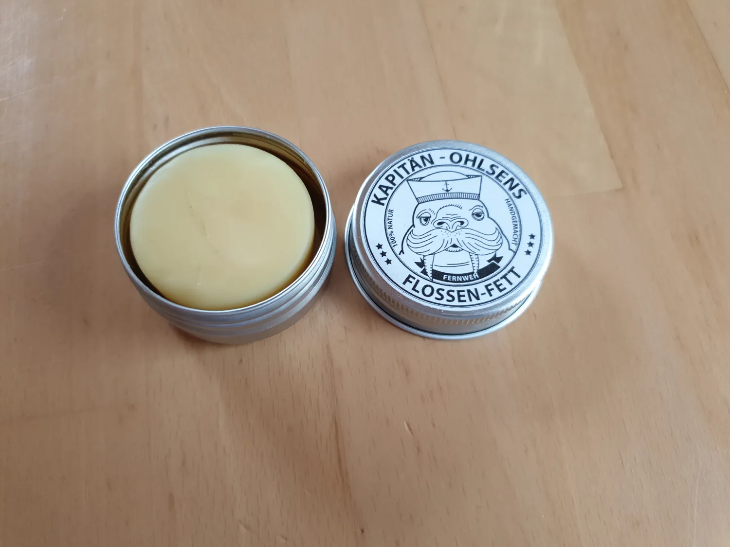 Kapitän Ohlsen Flossen-Fett feste Handcreme natürlich