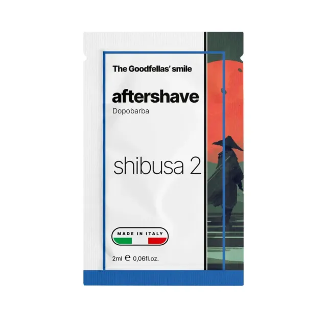 The Goodfellas' Smile Shibusa 2 Rasierwasser 2 ml Probe alkoholhaltig
