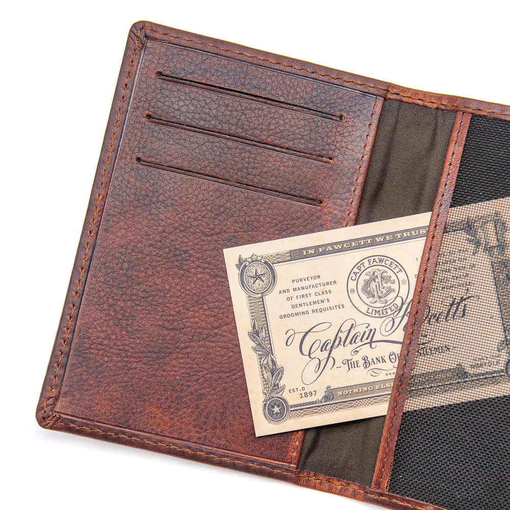 Captain Fawcett Slim Geldbörse Leder RFID-Schutz