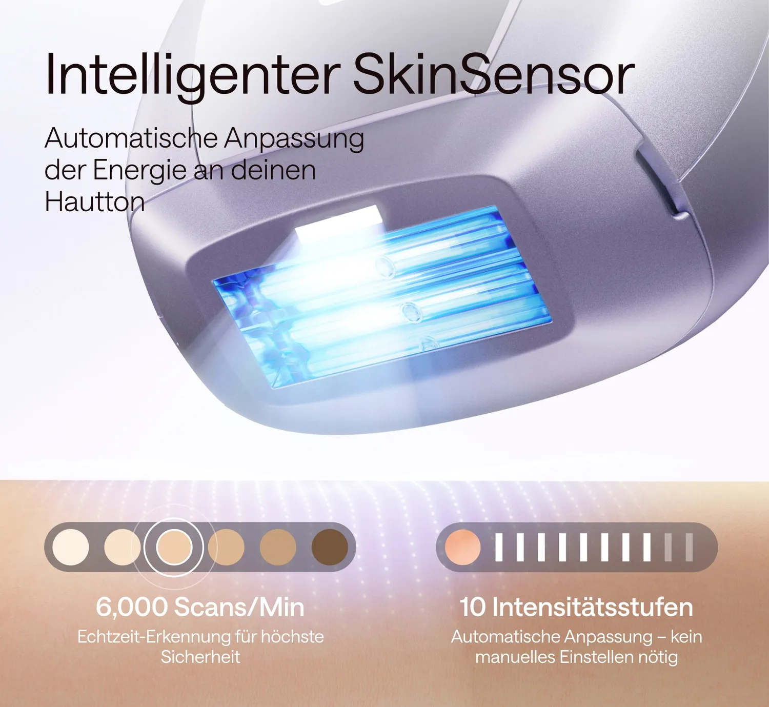 Ulike Air 10 Pro IPL-Haarentfernungsgerät Violett Saphir