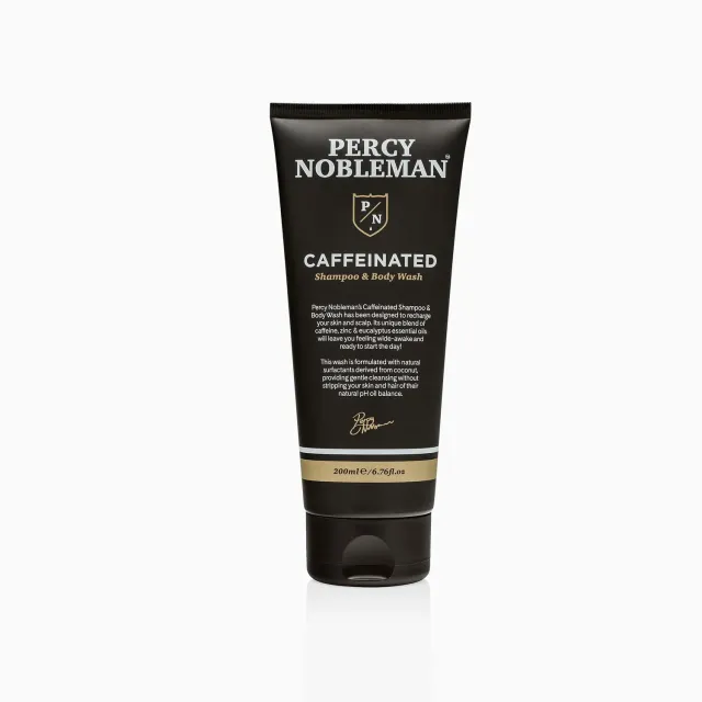 Percy Nobleman Caffeine Duschgel Shampoo 200ml Koffein