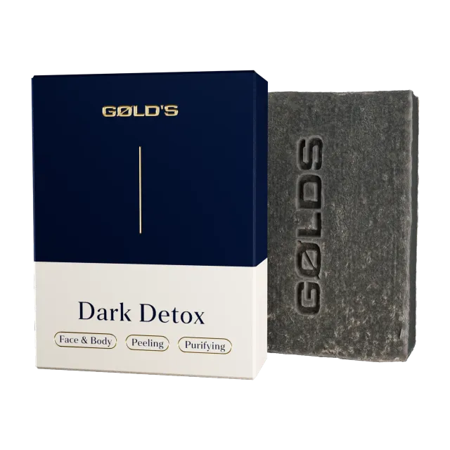 GØLD's Dark Detox Seife 100 g Aktivkohle