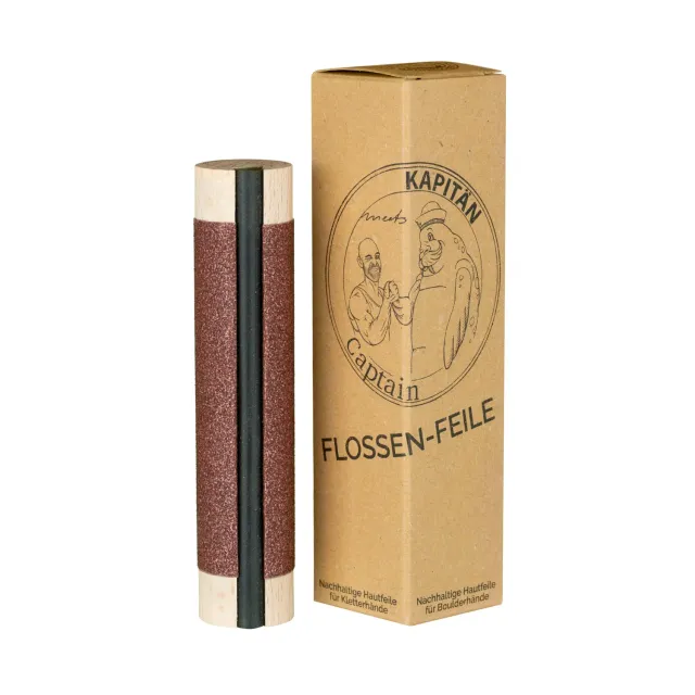 Kapitän Ohlsen Flossen-Feile Hautfeile Holz wechselbar