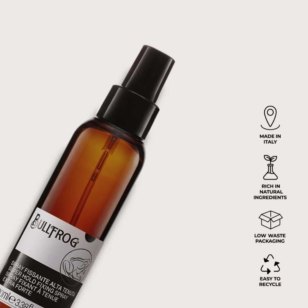 Bullfrog Extra Starker Halt Haarspray 100 ml Volumen
