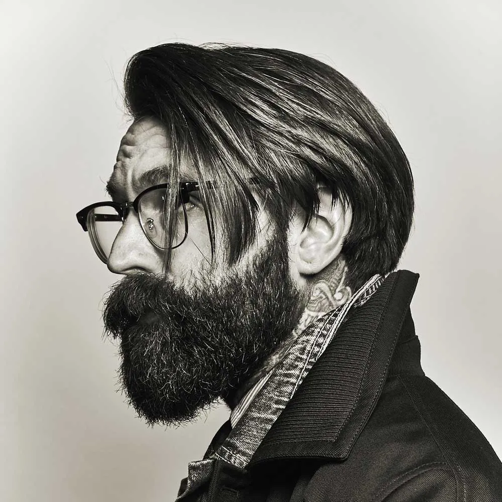 Captain Fawcett Hair Comb CF.7T Haarkamm fein Handarbeit