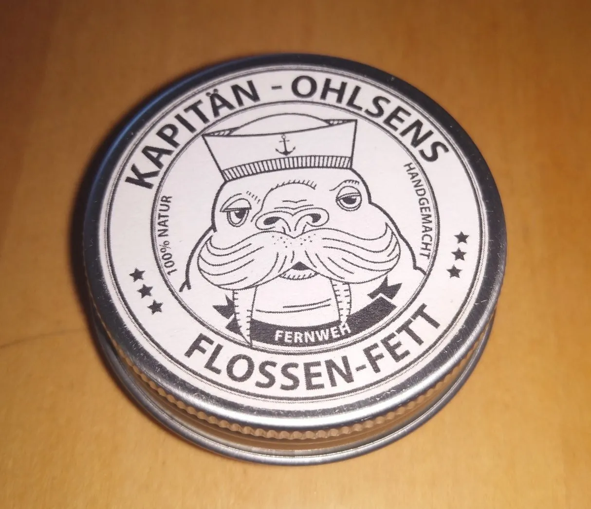 Kapitän Ohlsen Flossen-Fett feste Handcreme natürlich
