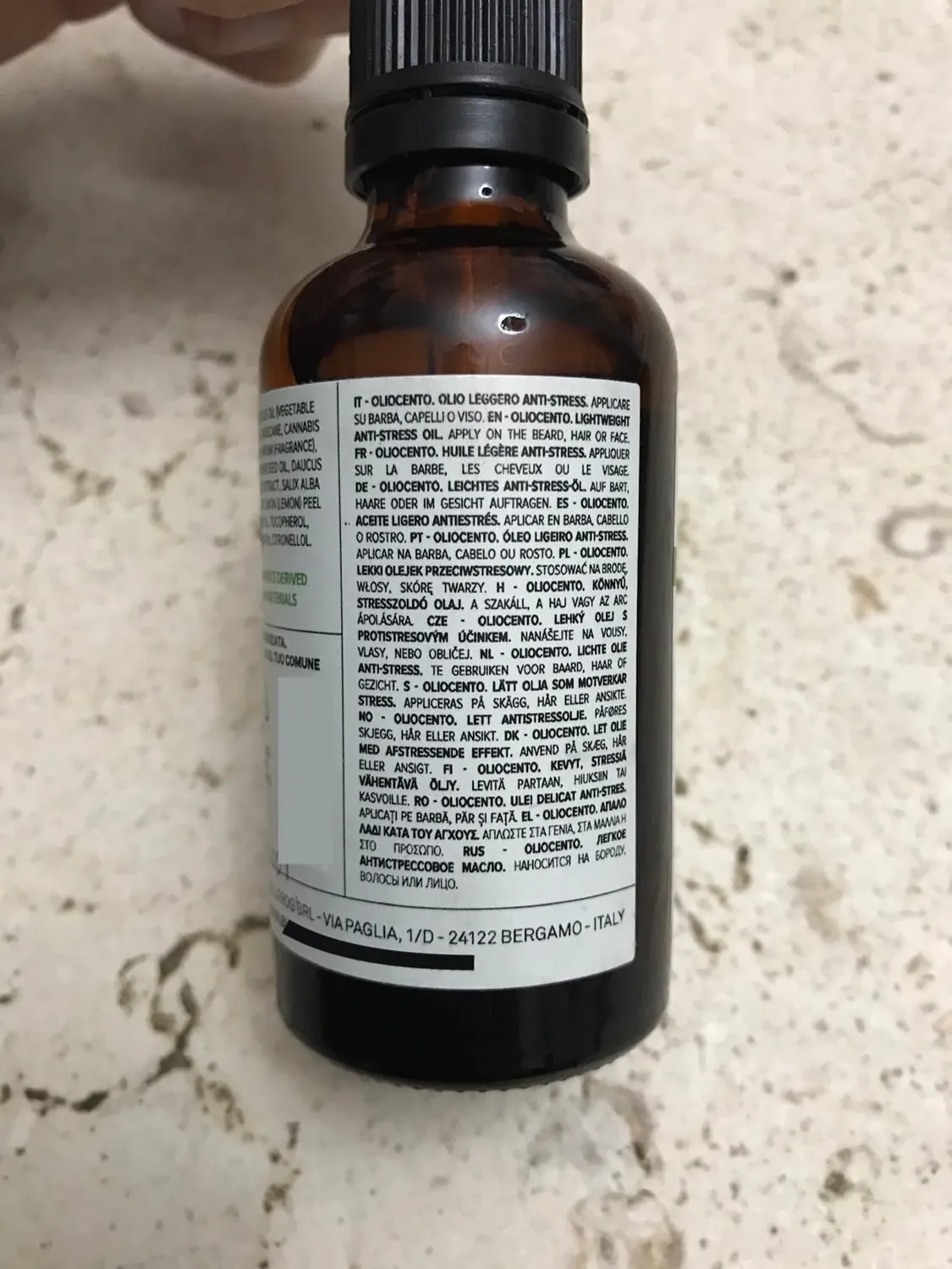 Bullfrog Bart- und Haaröl Hanfnote 50 ml natürlich