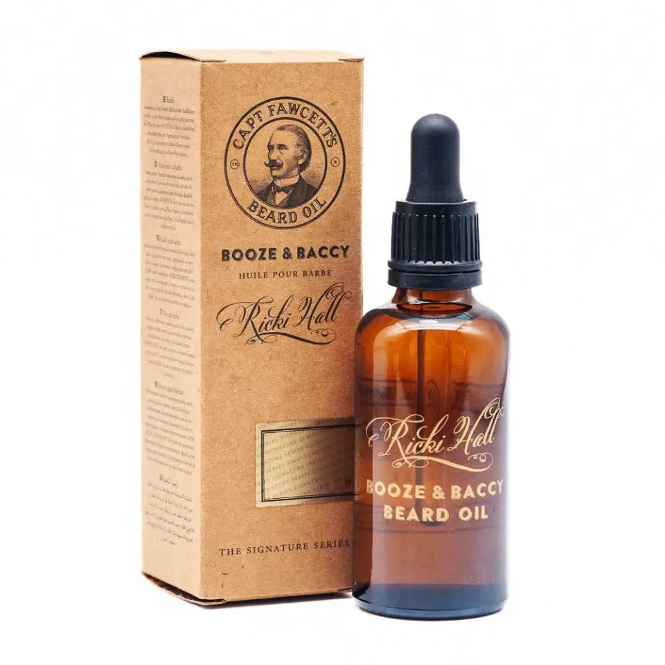 Captain Fawcett Booze & Baccy Bartöl 50ml Tabak-Vanille
