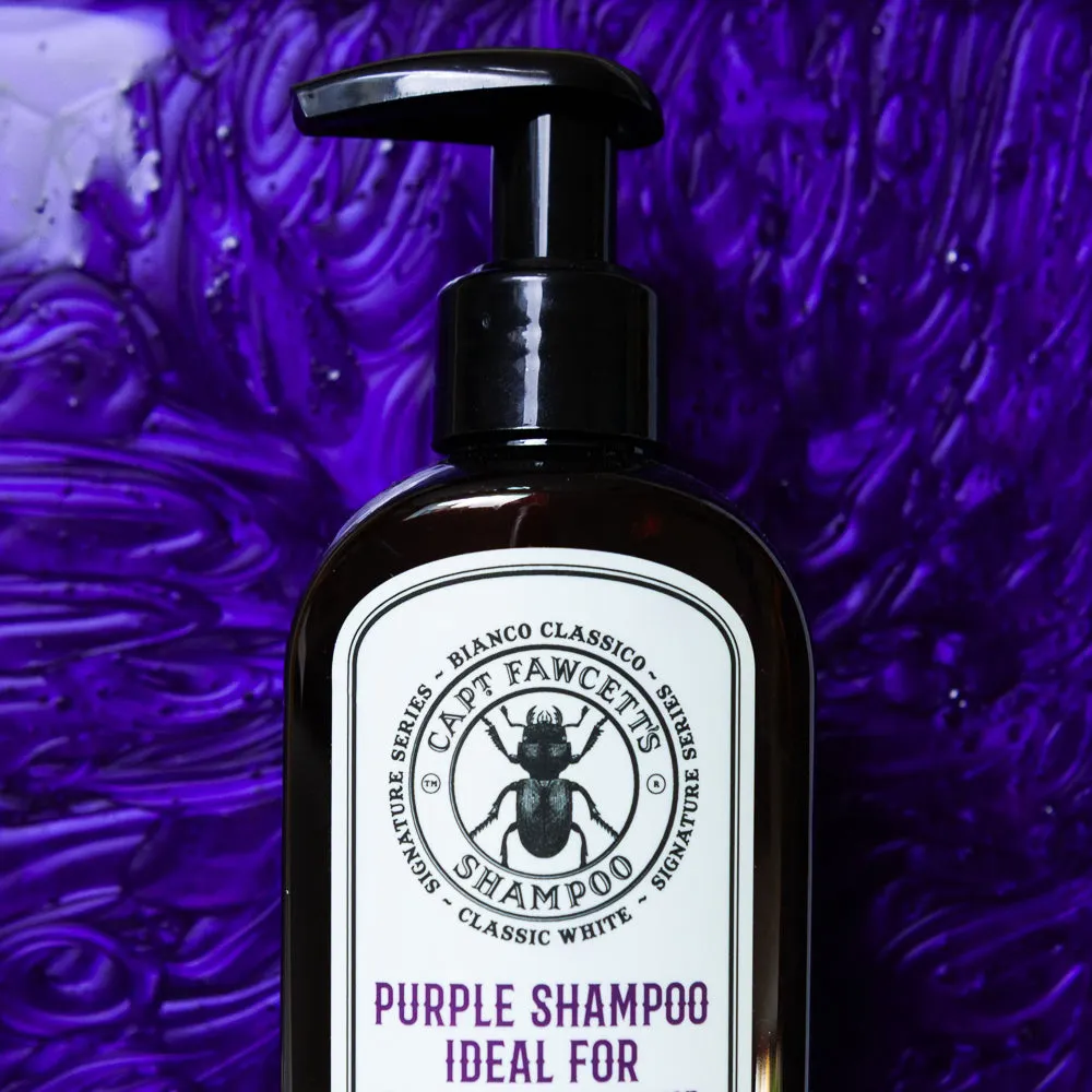 Captain Fawcett Bianco Classico Silbershampoo lila Gelbstich
