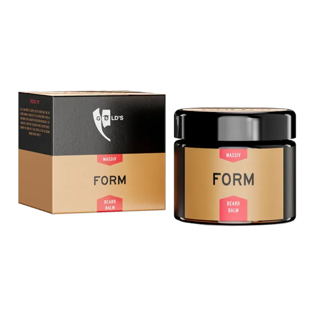 GØLD's Bartbalsam Form 30ml Glastiegel Bienenwachs